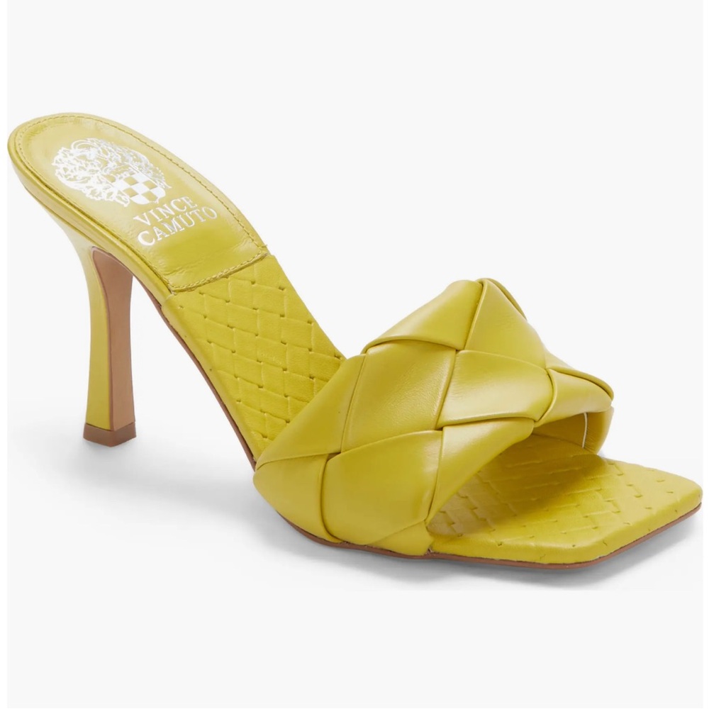 Vince Camuto Women's Yellow Heeled Sandals Size 5M